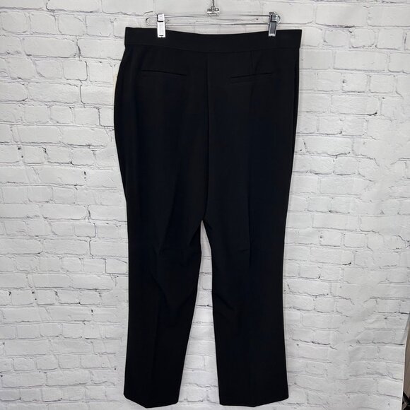 NWT COLDWATER CREEK LAUREL CLASSIC WAIST BOOTCUT BLACK DRESS PANTS - 14 - Picture 2 of 4